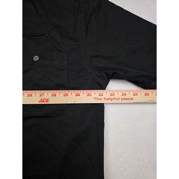 Harley Davidson Men's Button Shirt Chain Links Work Biker Motorcycle Black L - Picture 8 of 9